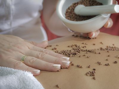 Traubenkernmassage
